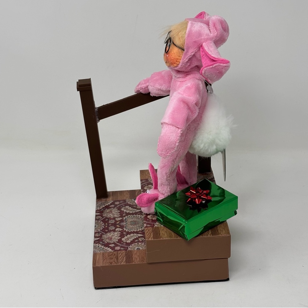NWT 2025 ANNALEE DOLLS 10” A CHRISTMAS STORY A PINK NIGHTMARE! RALPHIE /250 - Picture 4 of 9